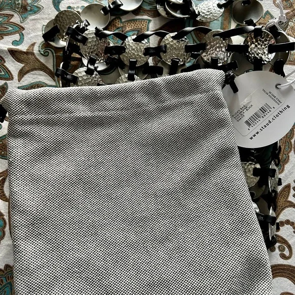 STAUD Pucky Medallion Shoulder Bag